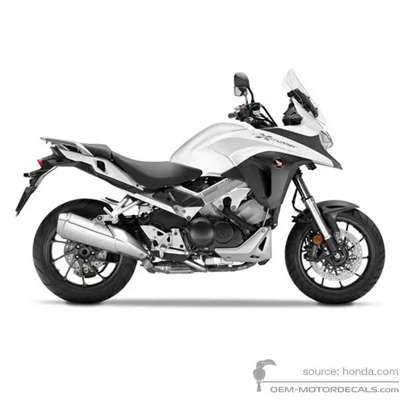 Honda VFR800X CROSSRUNNER 2017 - Weiss - Pearl Glare White