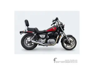Decals for Honda VT1100 SHADOW 1985 • Honda OEM Decals