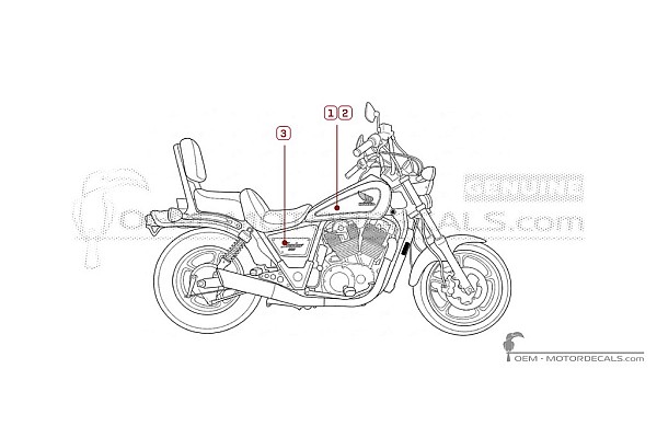 Honda VT1100 SHADOW 1985