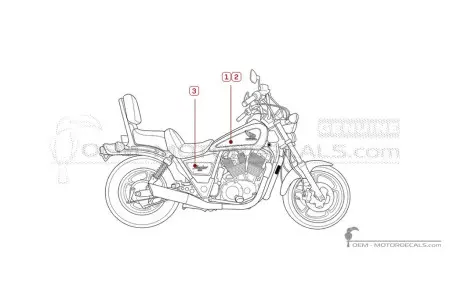 Honda VT1100 SHADOW 1986