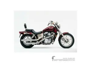 Stickers voor Honda VT1100 SHADOW 1988 • Honda OEM Stickers