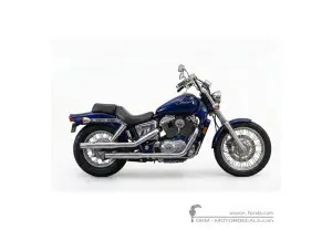 Decals for Honda VT1100 SHADOW 1990 • Honda OEM Decals