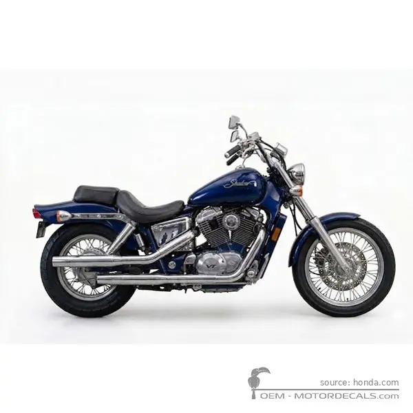 Honda VT1100 SHADOW 1990 - Indian Lake Blue Metallic