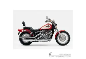 Stickers voor Honda VT1100 SHADOW 1992 • Honda OEM Stickers