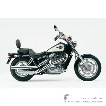 Honda VT1100 SHADOW 1995 - Pearl Atlantis Blue