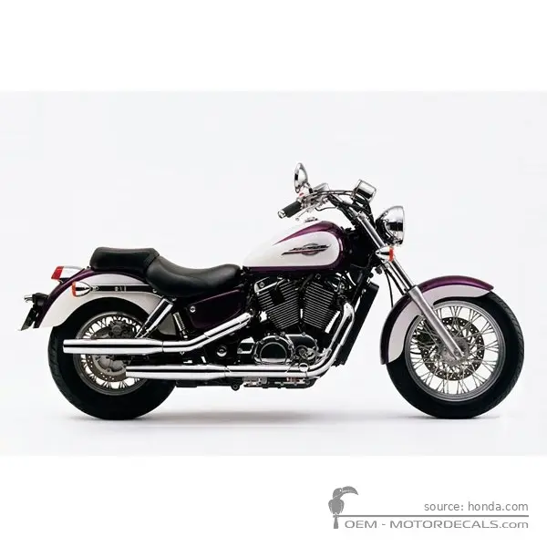 Honda VT1100 SHADOW ACE 1995 - Pearl Royal Magenta