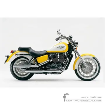 Honda VT1100 SHADOW ACE 1997 - Pearl Hot Rod Yellow