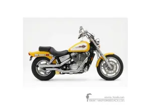 Stickers voor Honda VT1100 SHADOW Spirit 1998 • Honda OEM Stickers