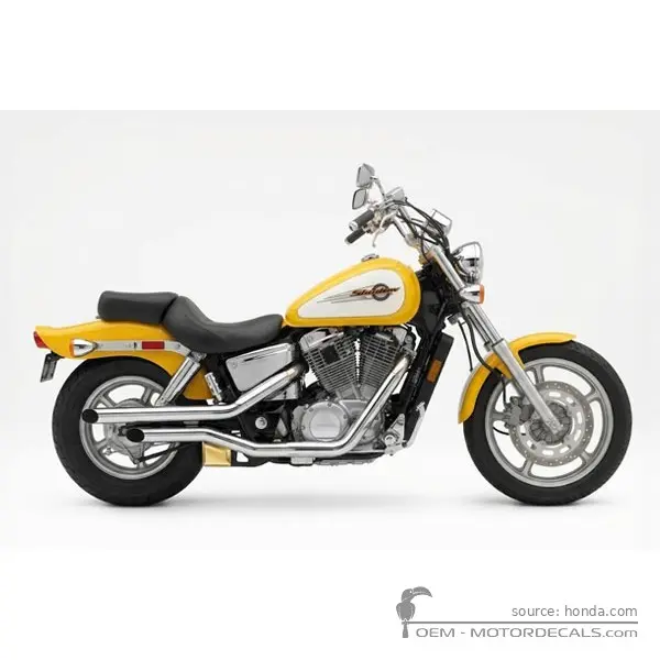 Honda VT1100 SHADOW Spirit 1998 - Blaze Yellow