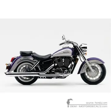 Honda VT1100 SHADOW Aero 2002 - Pearl Canyon Silver