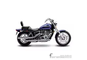 Decals for Honda VT1100 SHADOW Spirit 2004 • Honda OEM Decals