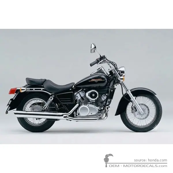 Honda VT125C SHADOW 2000 - Mute Black Metallic