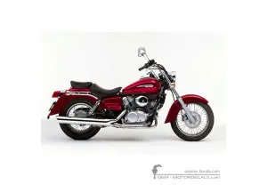 Autocollants pour Honda VT125C SHADOW 2004 • Honda Autocollants OEM