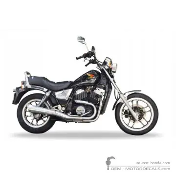Honda VT500 Custom 1983 - Black