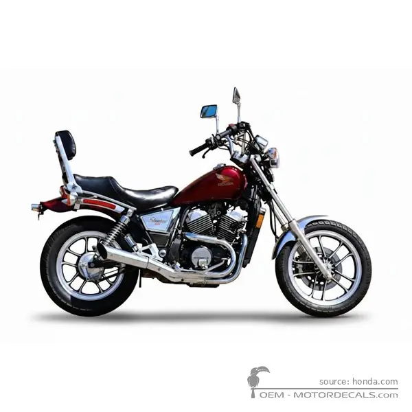 Honda VT500 C Shadow 1983 - Candy Bourgogne Red