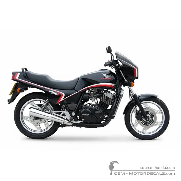 Honda VT500 E Euro 1983 - Pearl Siren Blue