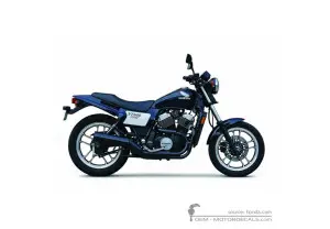 Adesivi per Honda VT500 FT Ascot 1983 • Honda Adesivi OEM