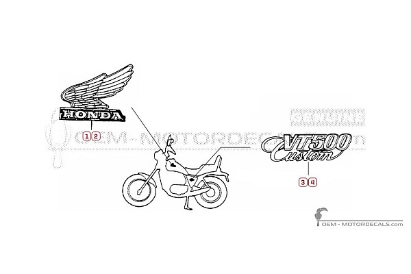 Honda VT500 Custom 1983