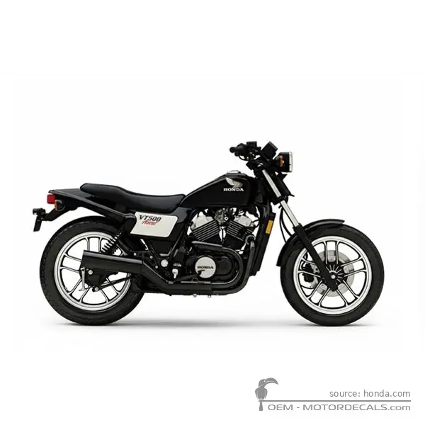 Honda VT500 FT Ascot 1984 - Black