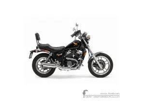 Aufkleber für Honda VT500 C Shadow 1984 • Honda OEM-Aufkleber
