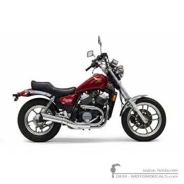 Honda VT500 C Shadow 1984 - Candy Scorpio Red