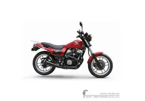 Decals for Honda VT500 FT Ascot 1984 • Honda OEM Decals
