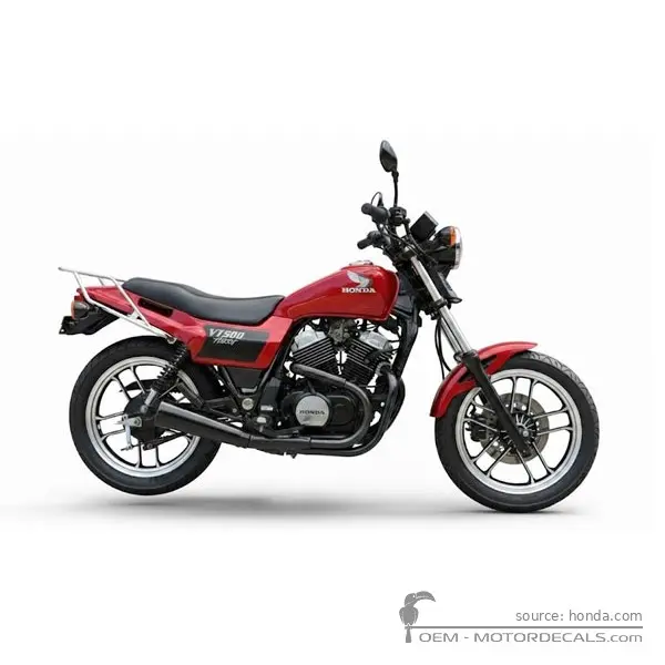 Honda VT500 FT Ascot 1984 - Red