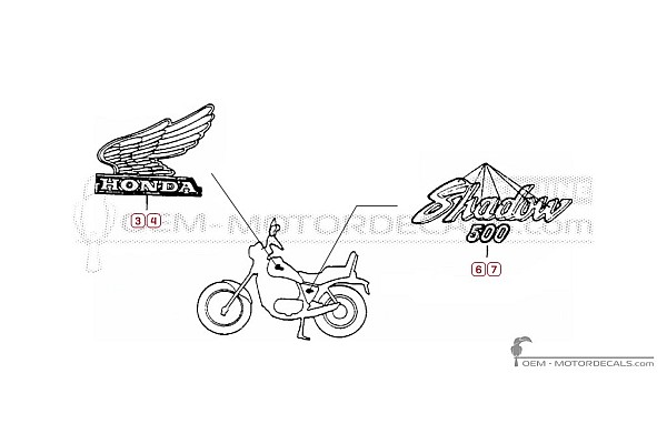 Honda VT500 C Shadow 1984