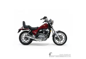 Stickers voor Honda VT500 C Shadow 1986 • Honda OEM Stickers