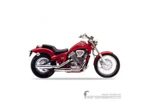 Adesivi per Honda VT600C SHADOW VLX 1993 • Honda Adesivi OEM