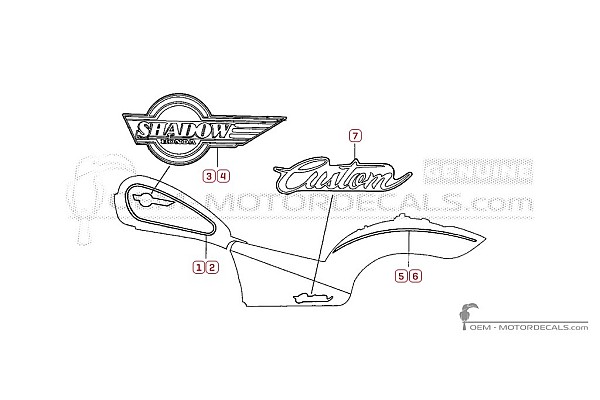 Honda VT600C SHADOW 1993