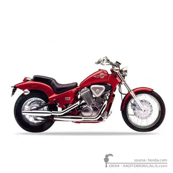 Honda VT600C SHADOW VLX 1994 - Candy Glory Red