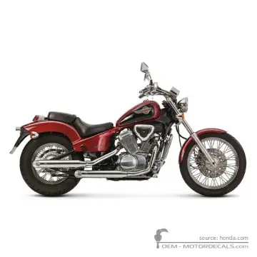Honda VT600C SHADOW 1995 - Candy Glory Red
