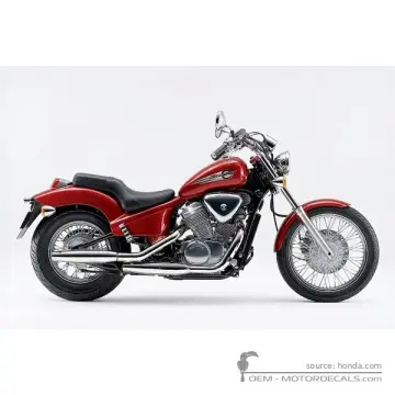Honda VT600C SHADOW 1999 - Candy Glory Red