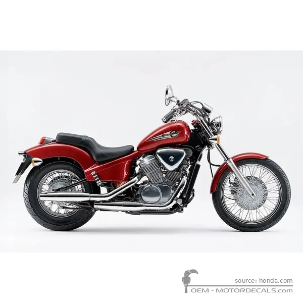 Honda VT600C SHADOW 1999 - Candy Glory Red