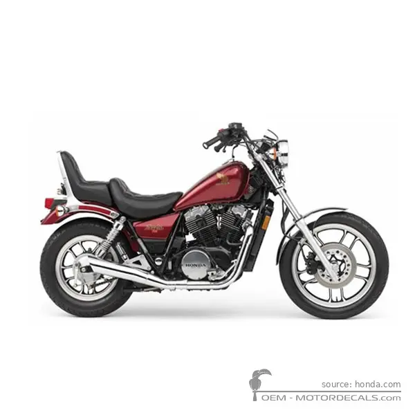 Honda VT750C SHADOW 1983 - Candy Wineberry Red