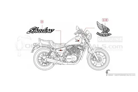 Honda VT750C SHADOW 1986
