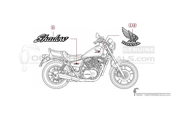 Honda VT750C SHADOW 1986