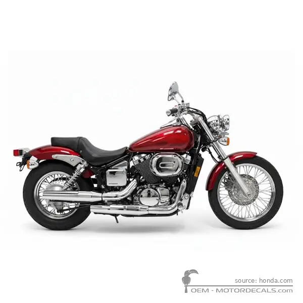 Honda VT750C SHADOW Spirit 2003 - Candy Glory Red