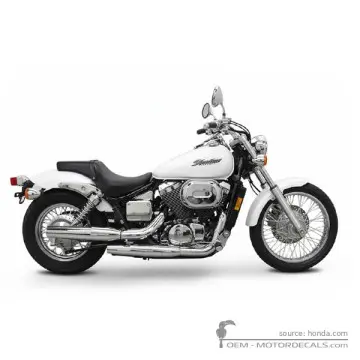 Honda VT750C SHADOW Spirit 2003 - Pearl Crystal White