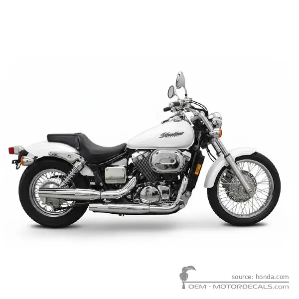 Honda VT750C SHADOW Spirit 2003 - Pearl Crystal White