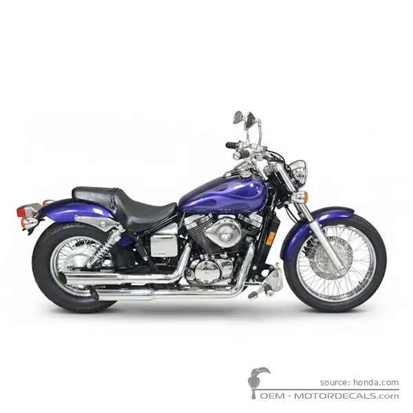 Honda VT750C SHADOW Spirit 2003 - Pearl Lightning Purple