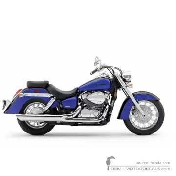 Honda VT750C SHADOW Aero 2004 - Candy Lazurite Blue