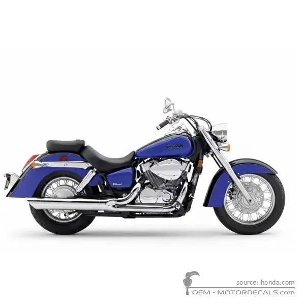 Honda VT750C SHADOW Aero 2004 - Candy Lazurite Blue