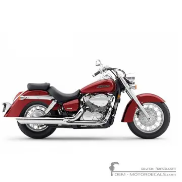 Honda VT750C SHADOW Aero 2005 - Candy Rubidium Red