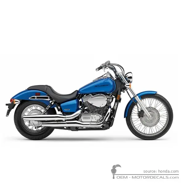 Honda VT750C SHADOW Spirit 2007 - Glint Wave Blue Metallic