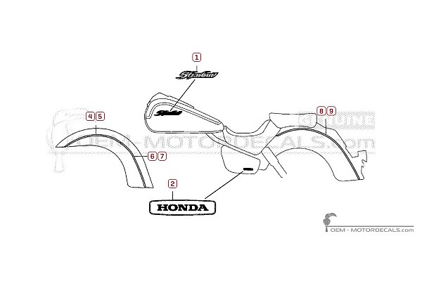 Honda VT750C SHADOW Aero 2007