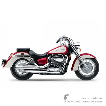 Honda VT750C SHADOW Aero 2008 - Candy Glory Red