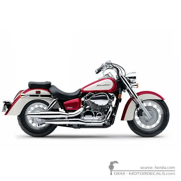 Honda VT750C SHADOW Aero 2008 - Candy Glory Red