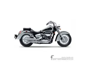 Stickers voor Honda VT750C SHADOW Aero 2008 • Honda OEM Stickers